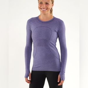 Purple Lululemon Swiftly Tech Shirt size 10